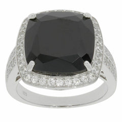 Sterling Silver Semi Mount Ring Setting CU 14X14mm White Topaz - Syzjewelry