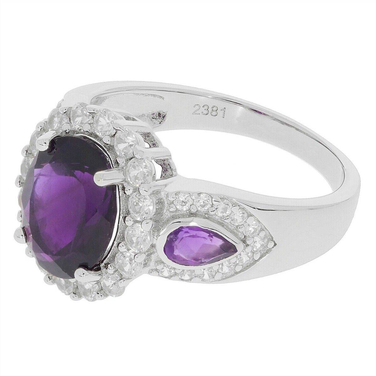 Sterling Silver Semi Mount Ring Setting Oval OV 10x8 Cocktail Ring White Topaz - Syzjewelry