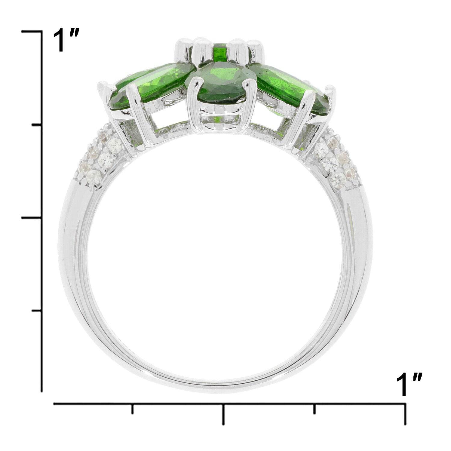 Sterling Silver Semi Mount Ring Setting Oval OV 7x5mm White Topaz D-PJC2759R - Syzjewelry