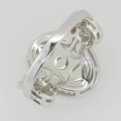 14K White Gold Semi Mount Ring Setting Oval OV 12X10mm - Syzjewelry