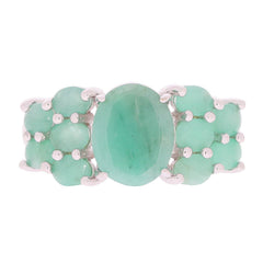 Sterling Silver Semi Mount Ring Setting Oval OV 10X8mm White Topaz - Syzjewelry