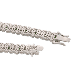 Sterling Silver Semi Mount Tennis Bracelet Setting Oval 0 5X3mm Solid - Syzjewelry