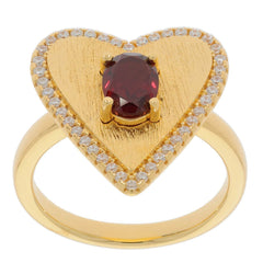 Yellow Gold Sterling Silver Semi Mount Ring Setting Oval OV 7x5mm Solid - Syzjewelry