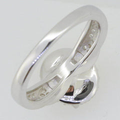 14K White Gold Semi Mount Ring Setting Oval OV 9x7mm Engagement Ring - Syzjewelry