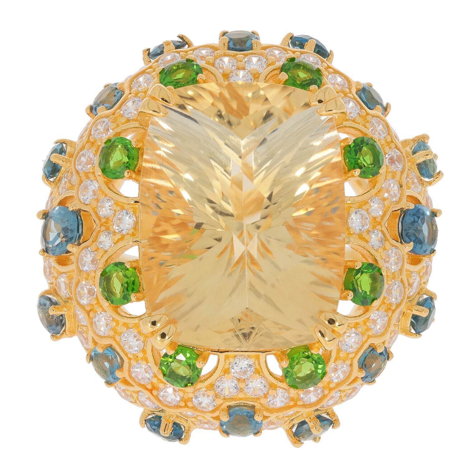 Sterling Silver Semi Mount Ring Setting Cushion CU 16X12mm PJC24071R - 1 - Syzjewelry