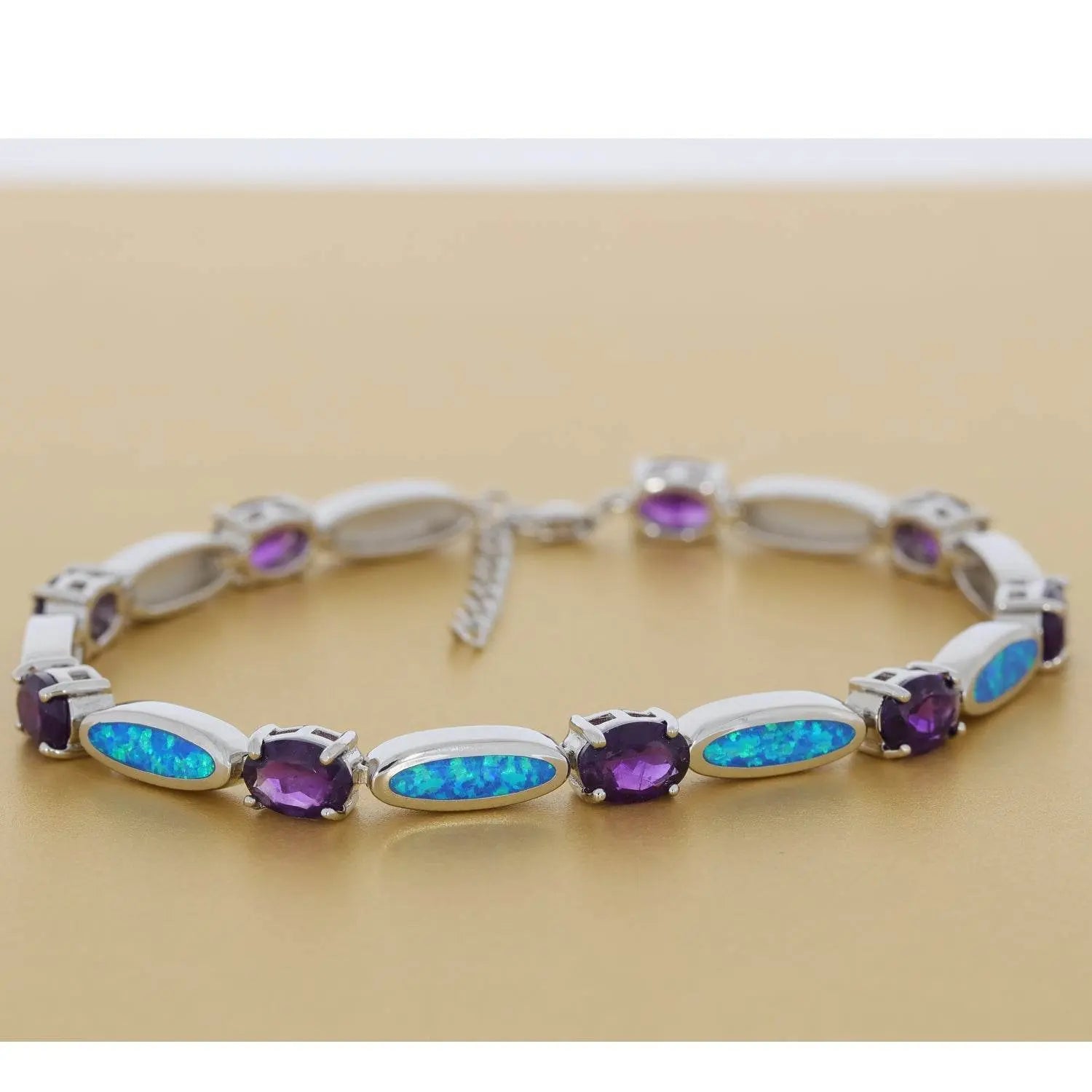 Sterling Silver Semi Mount Bracelet Setting Oval OV 7X5mm - Syzjewelry