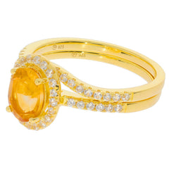 2 piece Set Sterling Silver Semi Mount Ring Setting Oval OV 8X6mm Whi - Syzjewelry