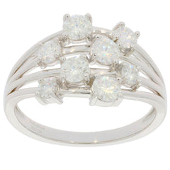 Sterling Silver Semi Mount Ring Setting Round RD 4X4mm 22752 - Syzjewelry