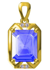 Sterling Silver Semi Mount Pendant Setting Cushion CU 9x7mm PJC16929P - Syzjewelry