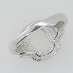 14K White Gold Semi Mount Ring Setting Cushion CU 9x7mm GTL20270R14KW - Syzjewelry