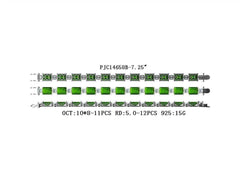Sterling Silver Semi Mount Bracelet Setting Emerald OCT 10X8mm - Syzjewelry