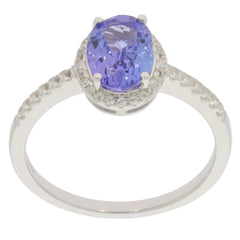 Sterling Silver Semi Mount Ring Setting Oval OV 8X6mm White Topaz Solid - Syzjewelry