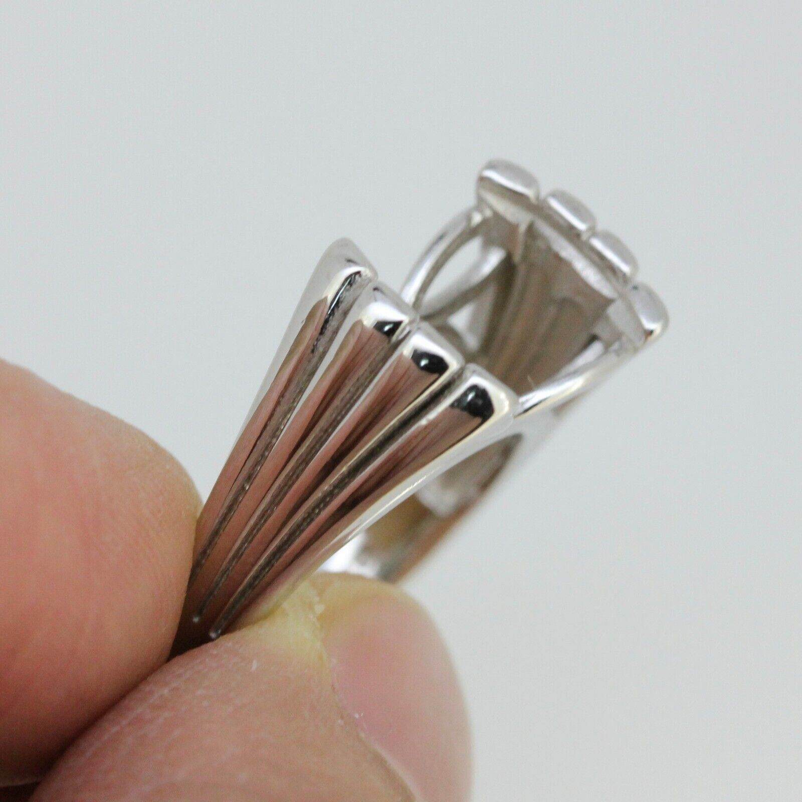 Men's Ring Settings Sterling Silver Ring Mounting Cushion Cu 14x10mm - Syzjewelry