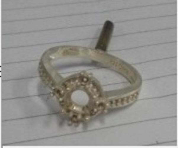 Sterling Silver Semi Mount Ring Setting Round RD 6x6mm Solitaire White - Syzjewelry