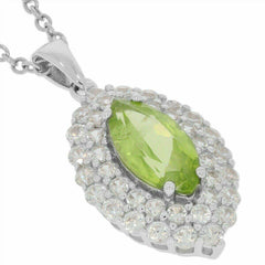 Sterling Silver Semi Mount Pendant Setting Marquise MQ 12x6mm White To - Syzjewelry