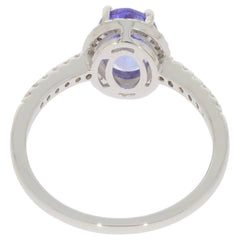 Sterling Silver Semi Mount Ring Setting Oval OV 8X6mm White Topaz Solid - Syzjewelry