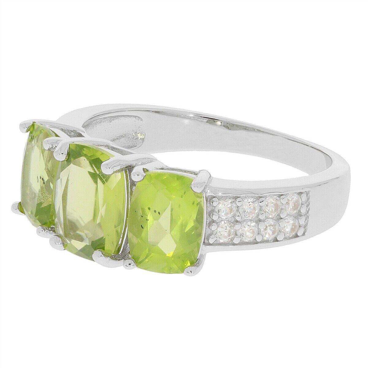 Sterling Silver Semi Mount Ring Setting CU 8x6mm CU 7x5mm White Topaz - Syzjewelry