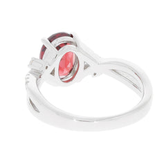 Sterling Silver Semi Mount Ring Setting Oval OV 9X7mm Crisscross Split Shank - Syzjewelry