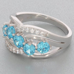 Sterling Silver Semi Mount Ring Setting Round RD 4x4mm D-PJC20327R - Syzjewelry