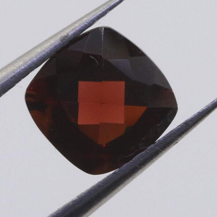 Loose Cushion 10x10mm Deep Red Color Genuine Natural Mozambique Garnet 5 Carat G - Syzjewelry