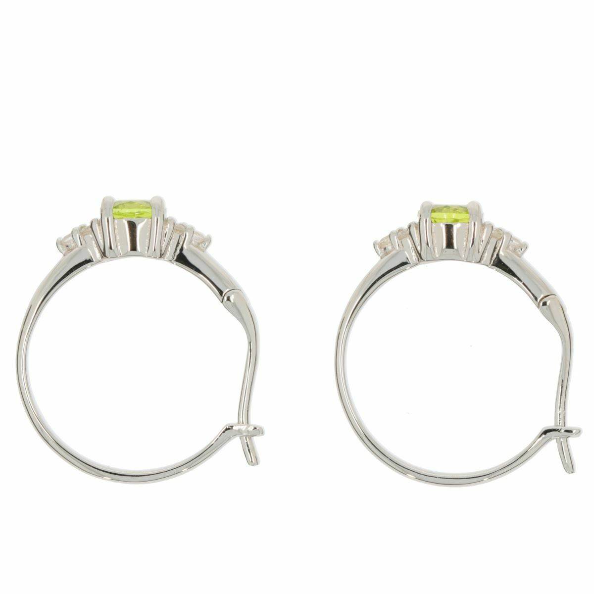 Sterling Silver Semi Mount Earrings Setting RD 5x5mm White Topaz - Syzjewelry