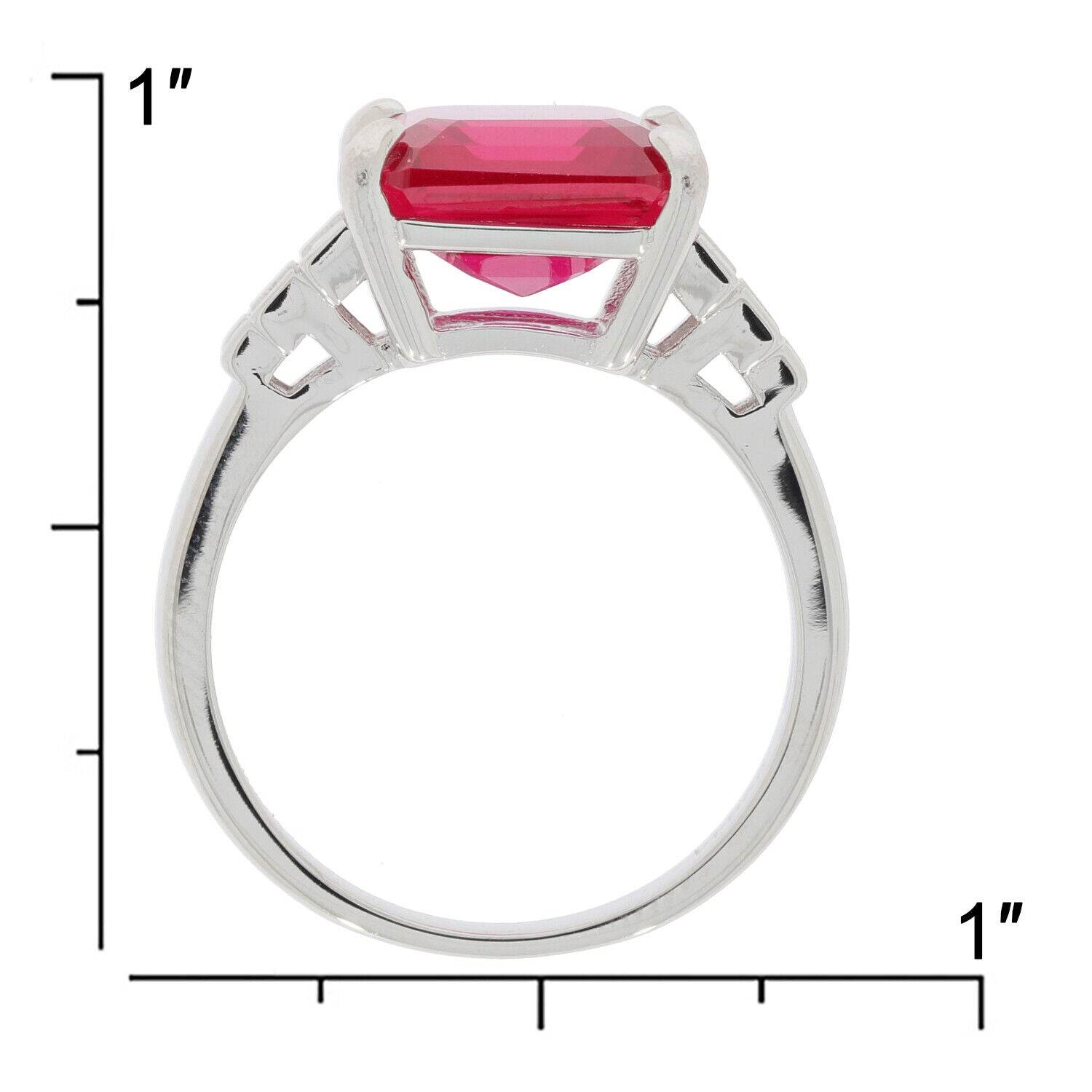 Sterling Silver Semi Mount Ring Setting Emerald OCT 11X11mm - Syzjewelry