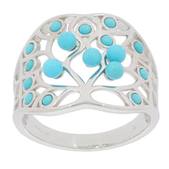 Sterling Silver Semi Mount Ring Setting Round RD 3x3mm 2mm Pearl Caboc - Syzjewelry