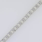 Sterling Silver Semi Mount Tennis Bracelet Setting Round RD 4x4mm - Syzjewelry