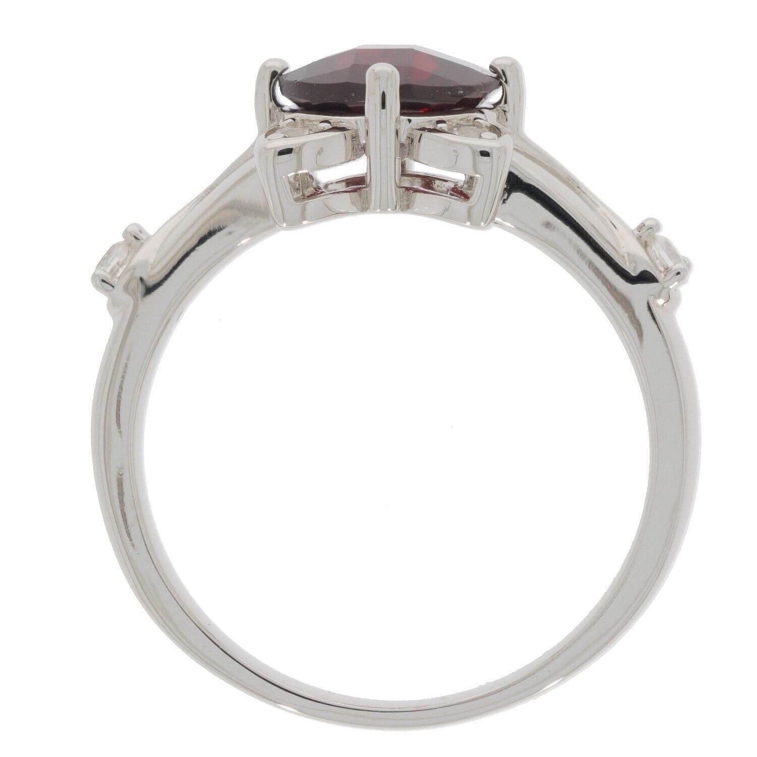 Sterling Silver Semi Mount Ring Setting Round RD 8x8mm White Topaz D - PJC2849 - Syzjewelry