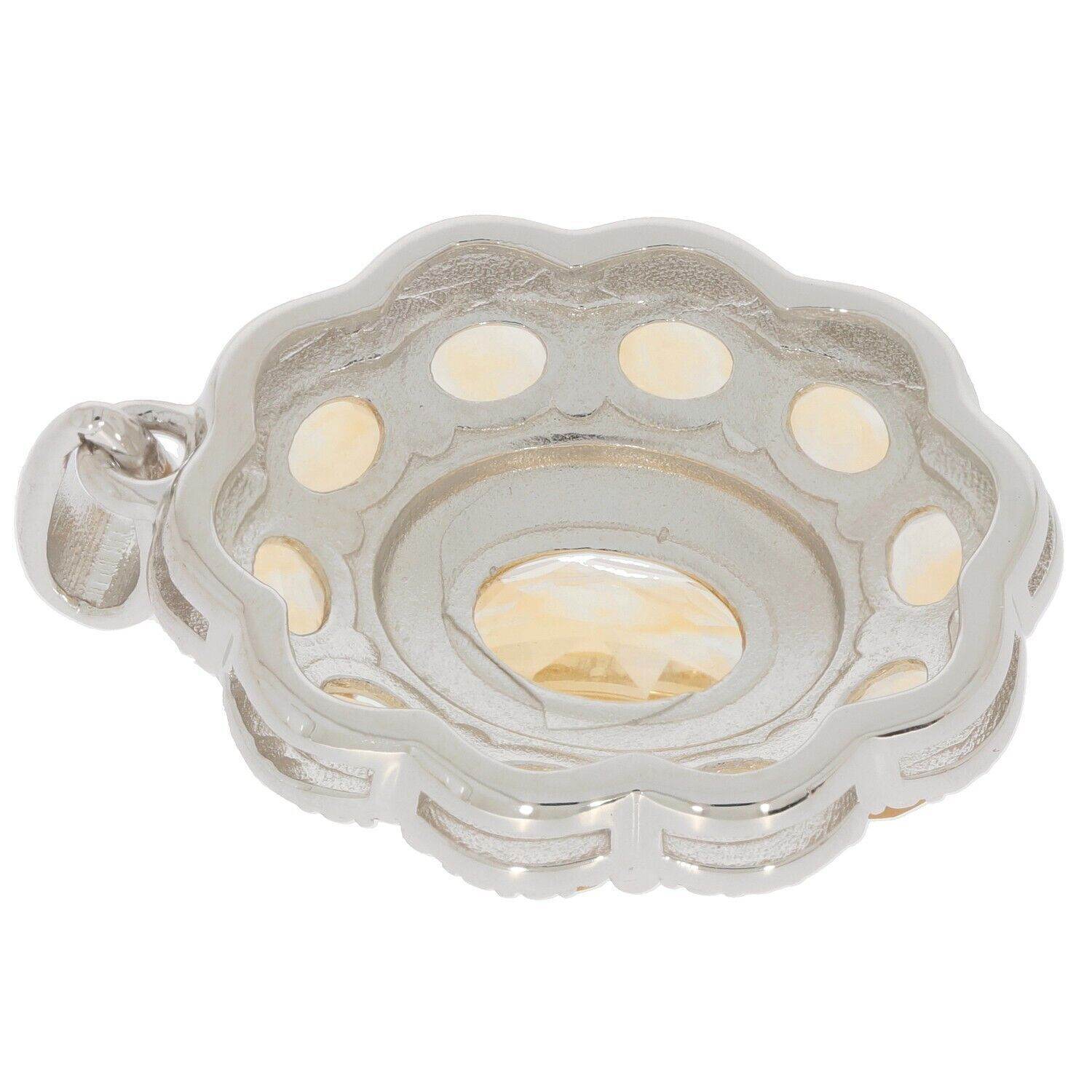 Sterling Silver Semi Mount Pendant Setting Oval OV 8X6 4x3mm - Syzjewelry