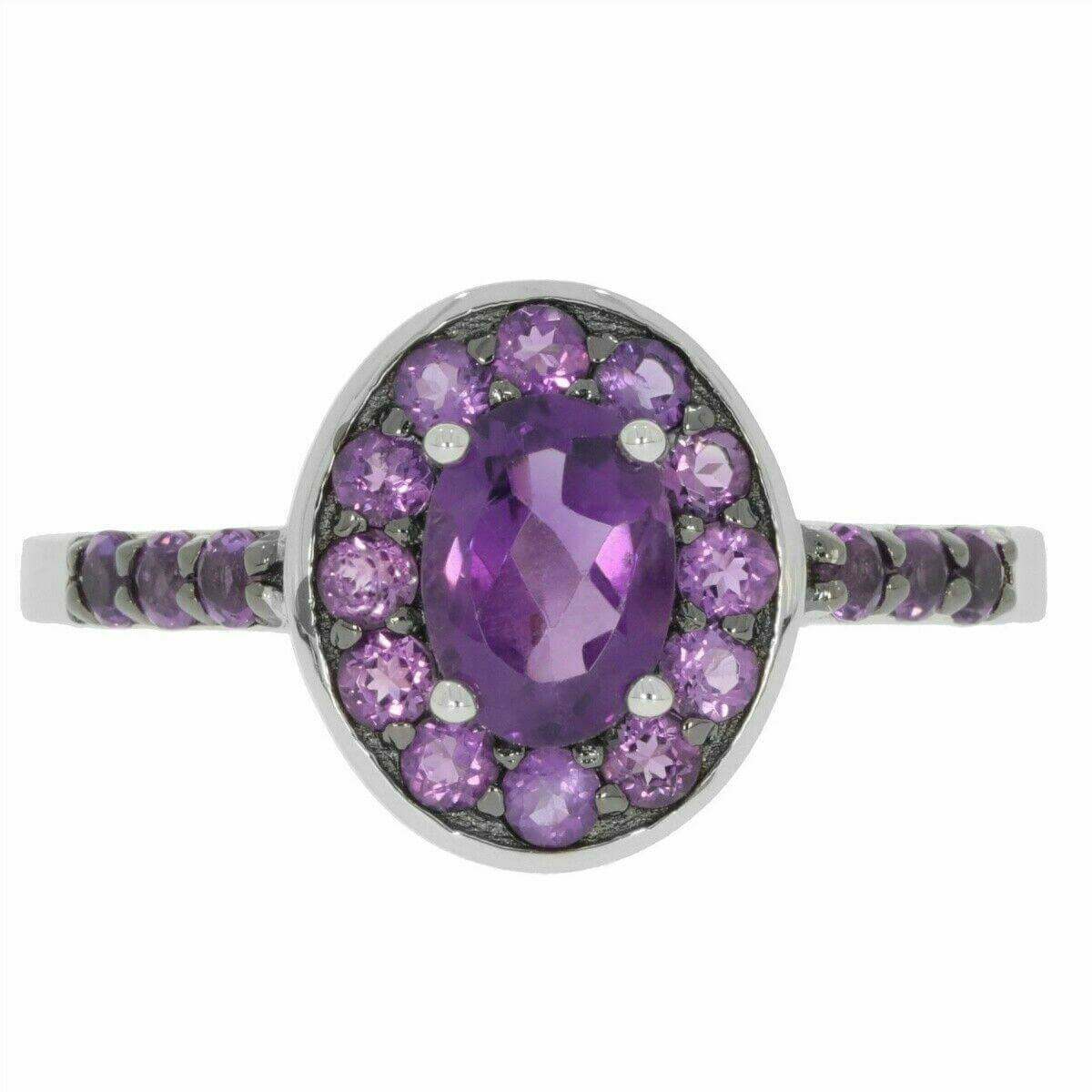 Sterling Silver Semi Mount Ring Setting Oval OV 7x5mm White Topaz - Syzjewelry