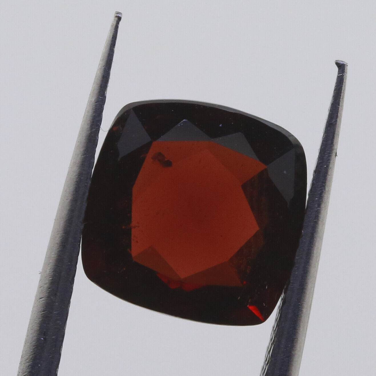 Loose Cushion 10x10mm Deep Red Color Genuine Natural Mozambique Garnet 5 Carat G - Syzjewelry