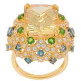 Sterling Silver Semi Mount Ring Setting Cushion CU 16X12mm PJC24071R - 1 - Syzjewelry