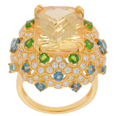 Sterling Silver Semi Mount Ring Setting Cushion CU 16X12mm PJC24071R - 1 - Syzjewelry