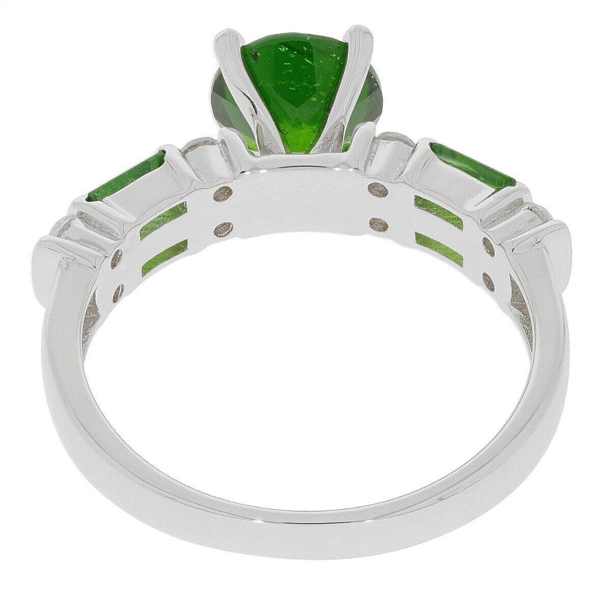 Sterling Silver Semi Mount Ring Setting Round RD 7x7mm White Topaz PJC2274R - Syzjewelry