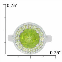 Sterling Silver Semi Mount Ring Setting Round RD 9x9mm White Topaz PJC2318R - Syzjewelry