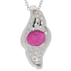 Sterling Silver Semi Mount Pendant Setting Oval OV 8X6mm - Syzjewelry