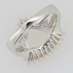 Sterling Silver Semi Mount Ring Setting Trillion Tri 10x10mm Moissanite - Syzjewelry