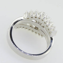 2 piece Set 14K White Gold Semi Mount Ring Setting Round RD 7x7mm - Syzjewelry