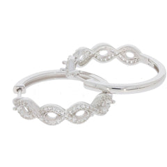 Sterling Silver Semi Mount Earrings Setting Oval OV 4X3mm Hoops - Syzjewelry