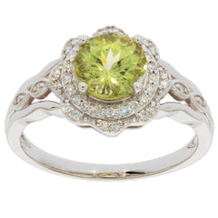 Sterling Silver Semi Mount Ring Setting Round RD 7X7mm Halo Split Shank - Syzjewelry