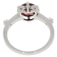 Sterling Silver Semi Mount Ring Setting Round RD 8x8mm White Topaz D - PJC2849 - Syzjewelry