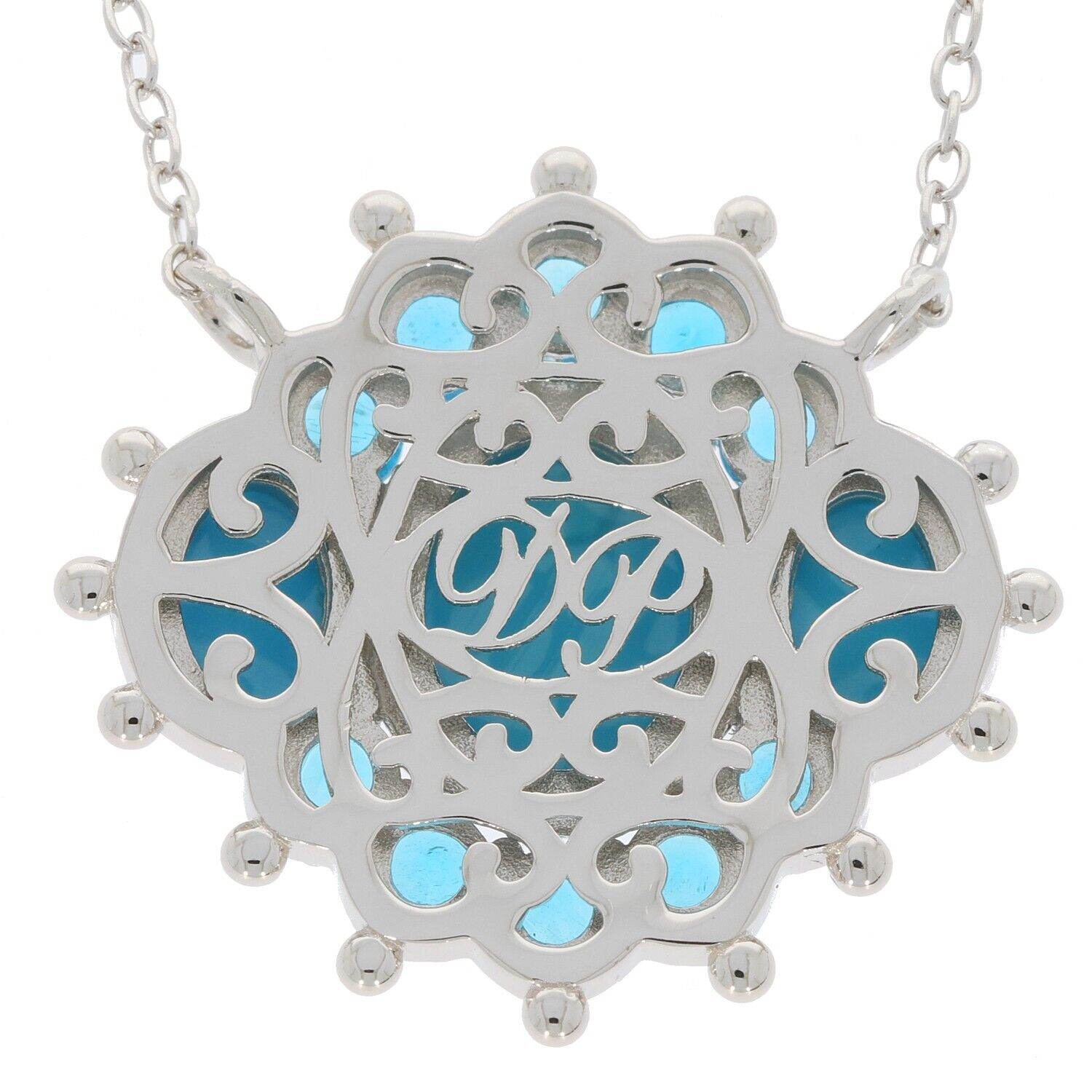 Sterling Silver Semi Mount Necklace Setting Cab Oval OV 10X8mm - Syzjewelry