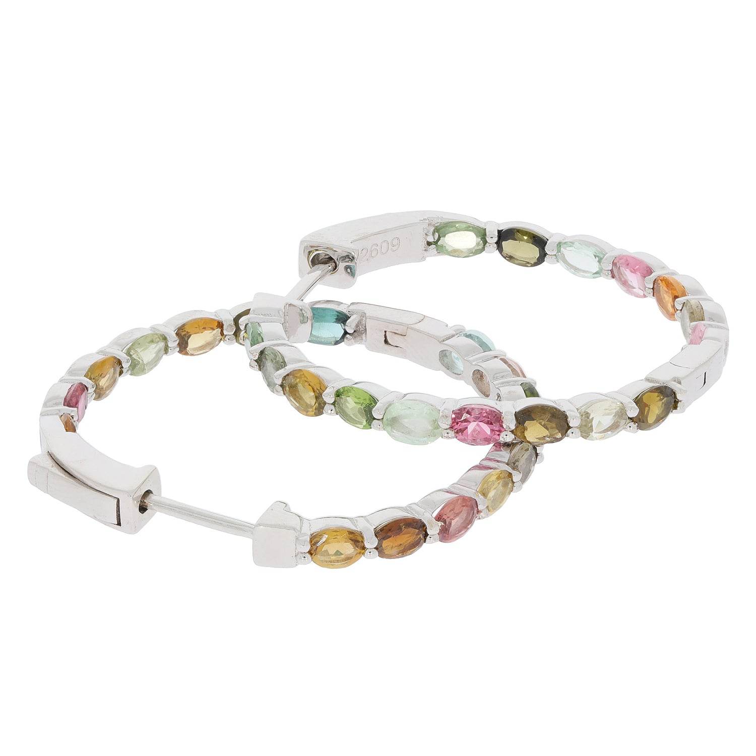 Sterling Silver Semi Mount Earrings Setting Oval OV 4X3mm D - PJC2656E - Syzjewelry