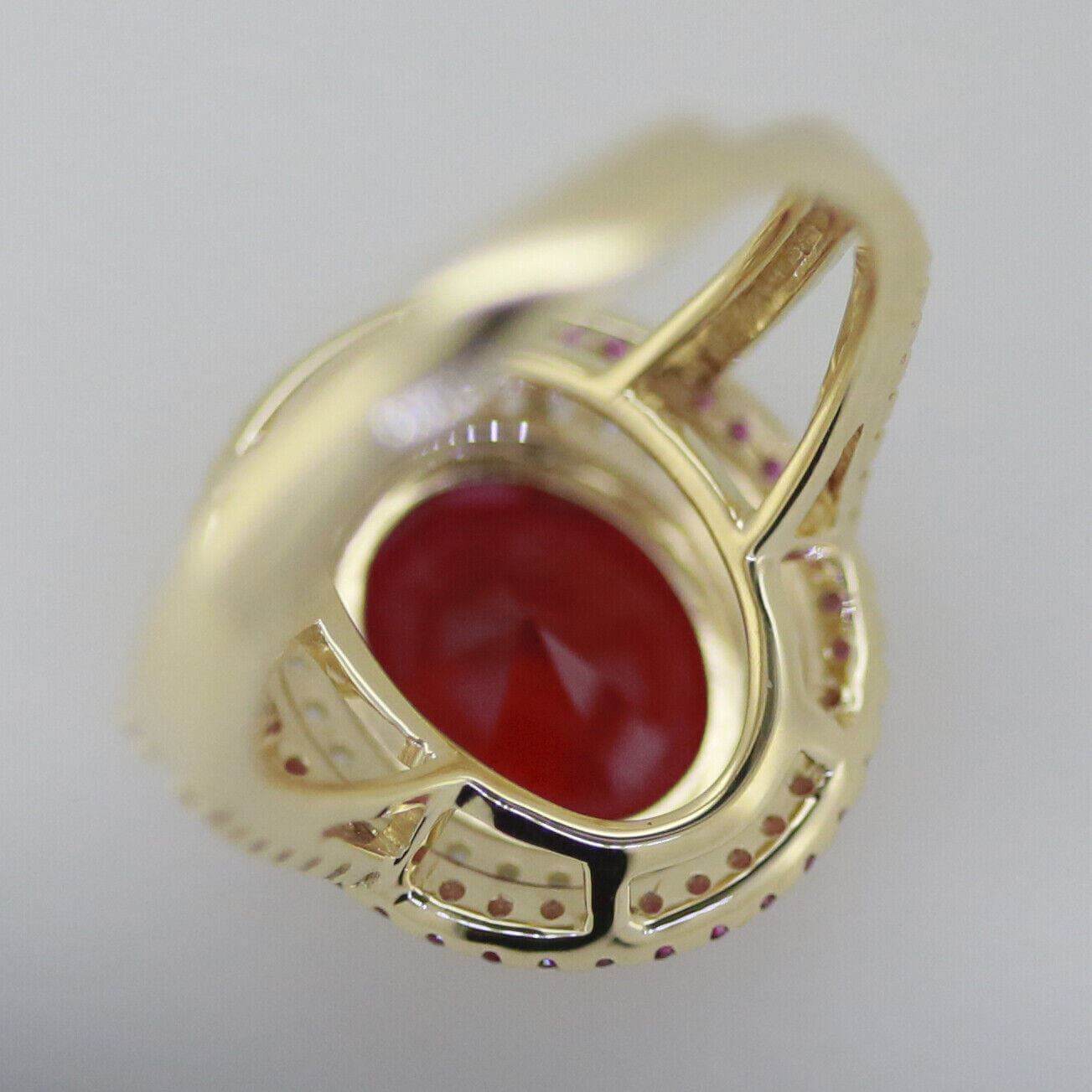 14K Yellow Gold Semi Mount Ring Setting Oval OV 12x10mm Double Halo - Syzjewelry