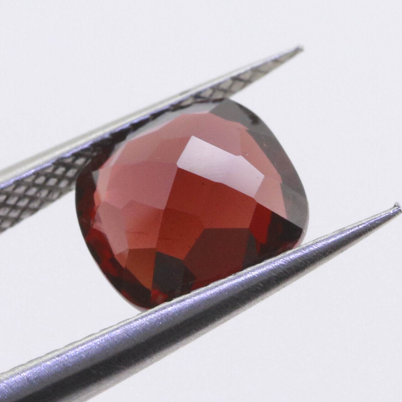 Loose Cushion 10x10mm Deep Red Color Genuine Natural Mozambique Garnet 5 Carat - Syzjewelry