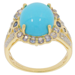 Sterling Silver Semi Mount Ring Setting Oval OV 12x10mm White Topaz Cabchon - Syzjewelry