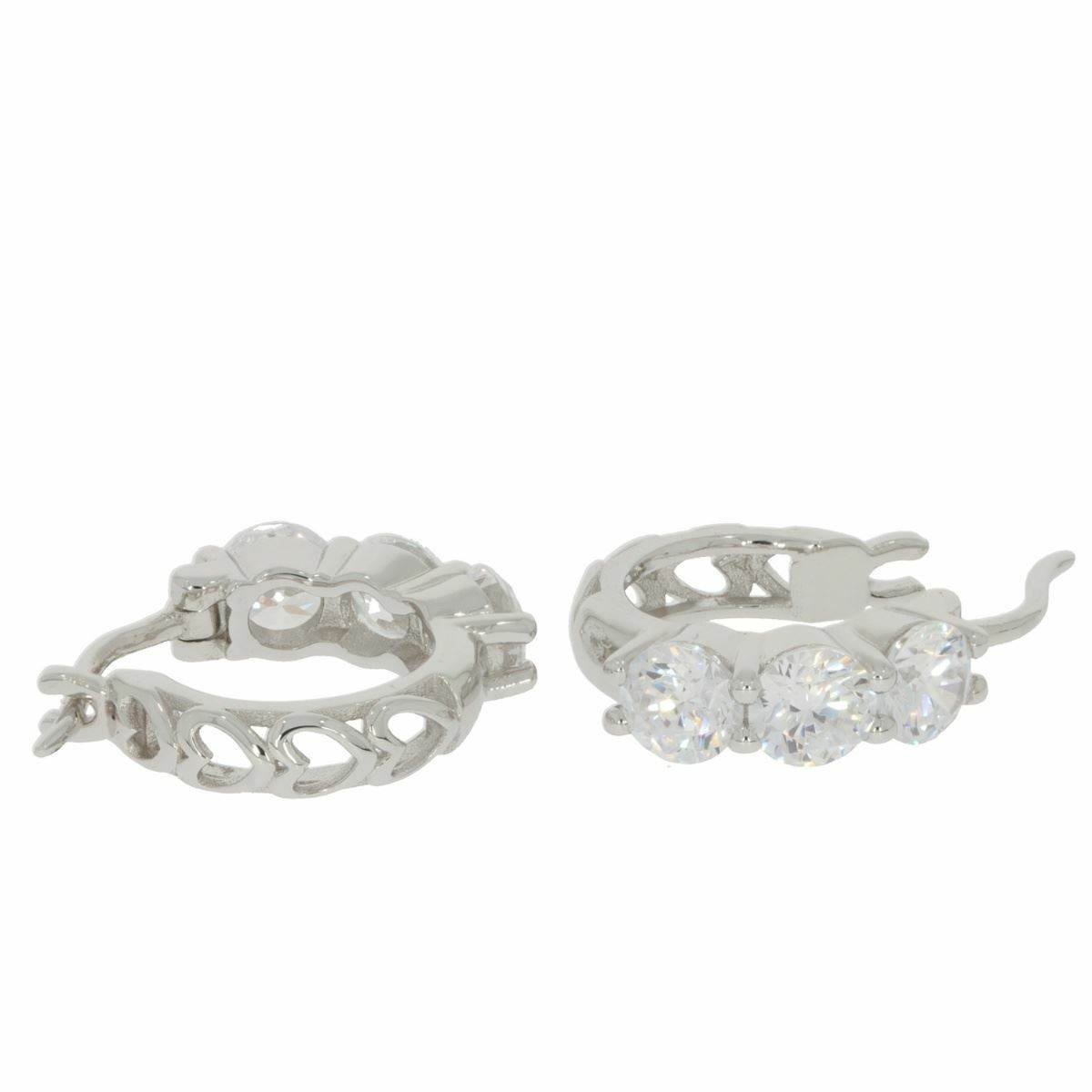 Sterling Silver Semi Mount Earrings Setting RD 5x5mm French Clip - Syzjewelry