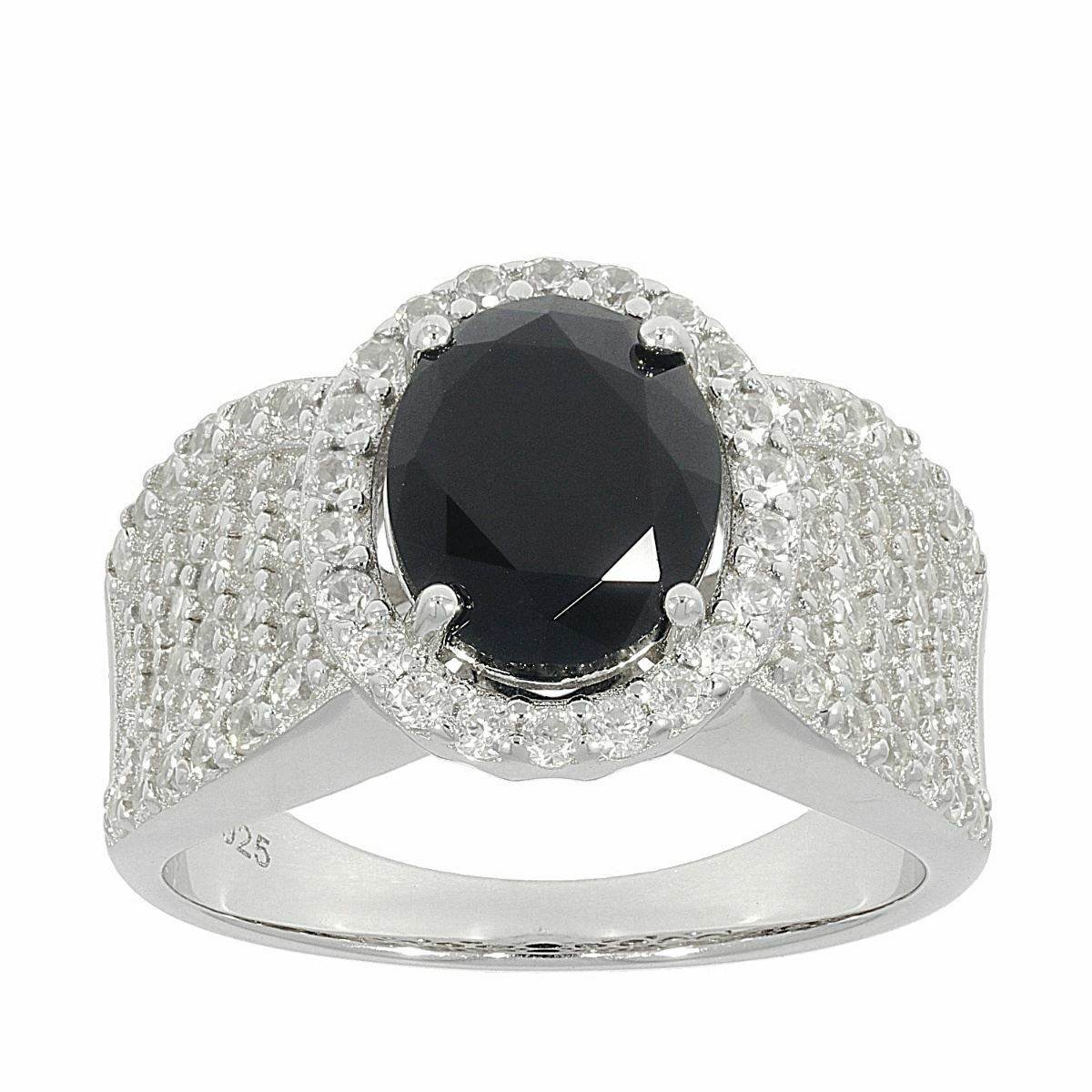 Sterling Silver Semi Mount Ring Setting Oval OV 10x8mm Halo White Topa - Syzjewelry