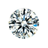 White Loose Moissanite Stone D Color Round RD 6.5mm 1 Carat VVS1 Certificate - Syzjewelry